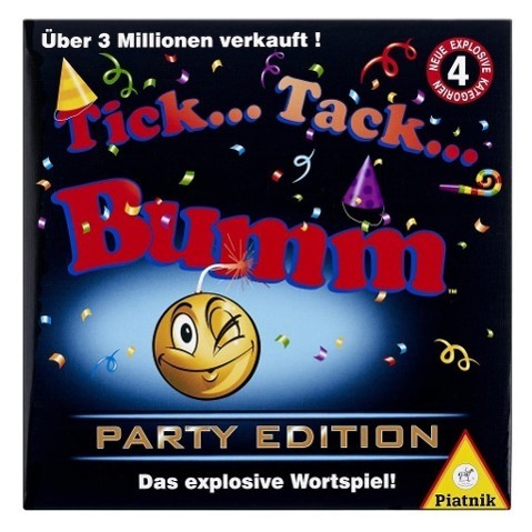 Cover: 9001890648366 | Tick Tack Bumm Party | Spiel | Deutsch | 2008 | Piatnik