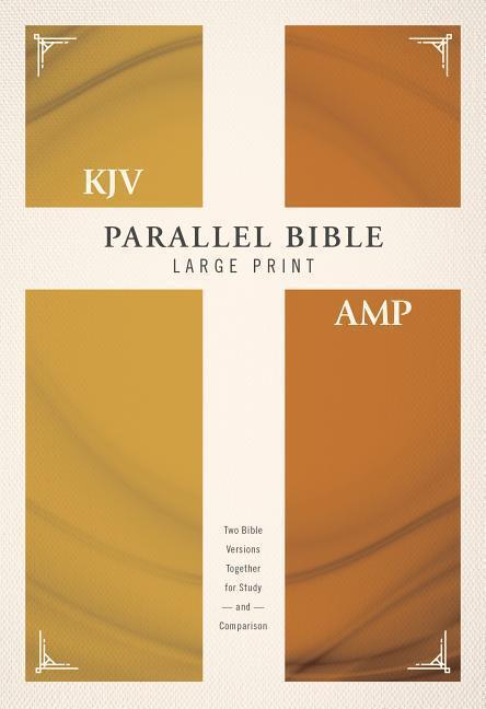 Cover: 9780310446859 | KJV, Amplified, Parallel Bible, Large Print, Hardcover, Red Letter