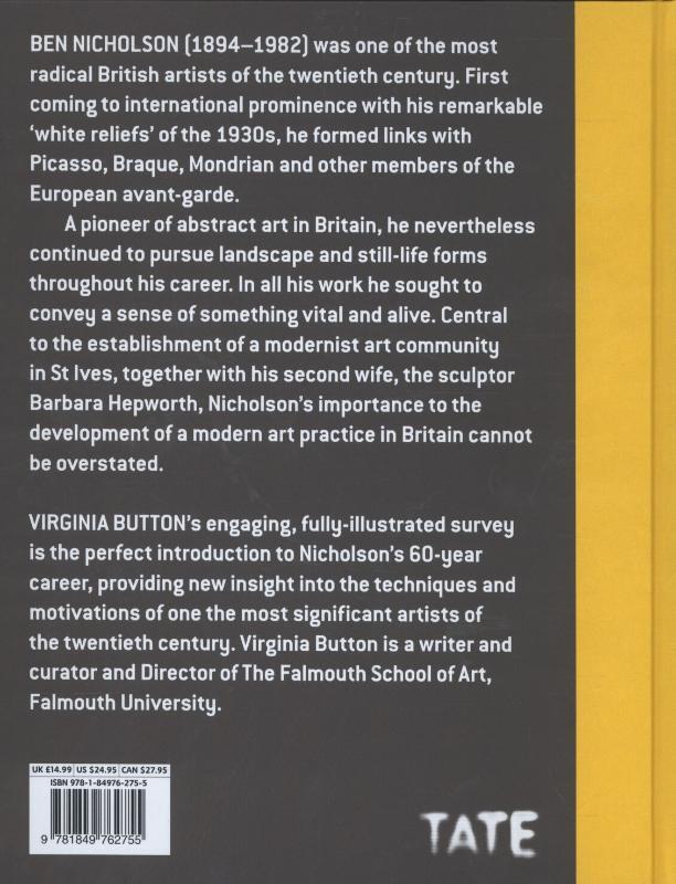 Rückseite: 9781849762755 | Tate British Artists: Ben Nicholson | Virginia Button | Buch | 2015