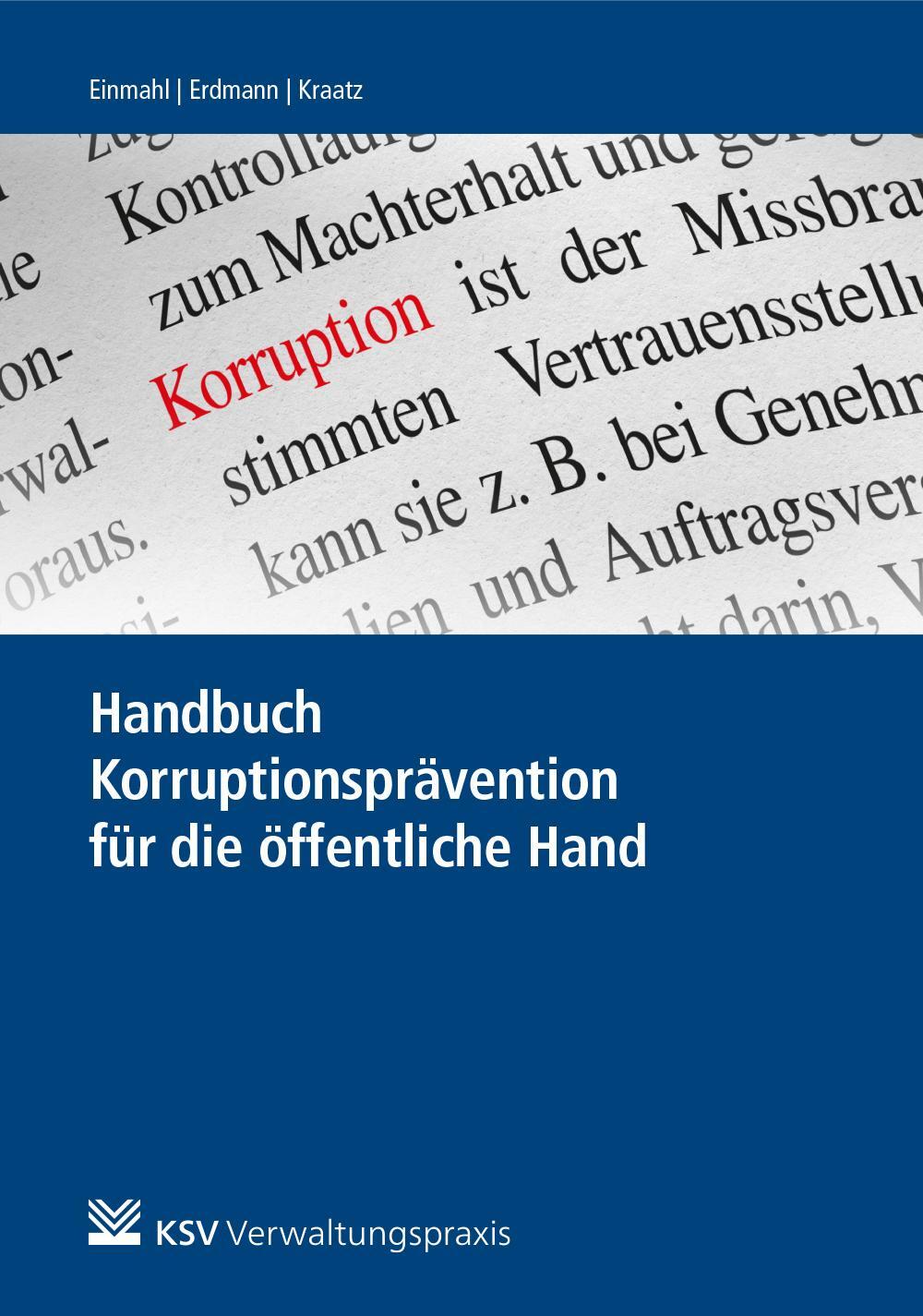 Cover: 9783829316231 | Handbuch Korruptionsprävention für die öffentliche Hand | Taschenbuch
