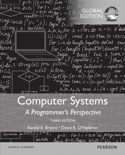 Cover: 9781292101767 | Computer Systems: A Programmer's Perspective, Global Edition | Buch