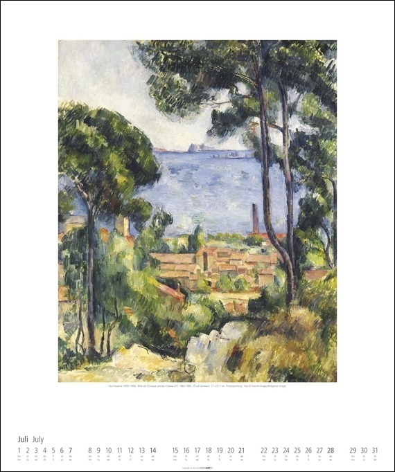 Bild: 9783840085277 | Paul Cézanne Kalender 2024. Kunstvoller Wandkalender mit...