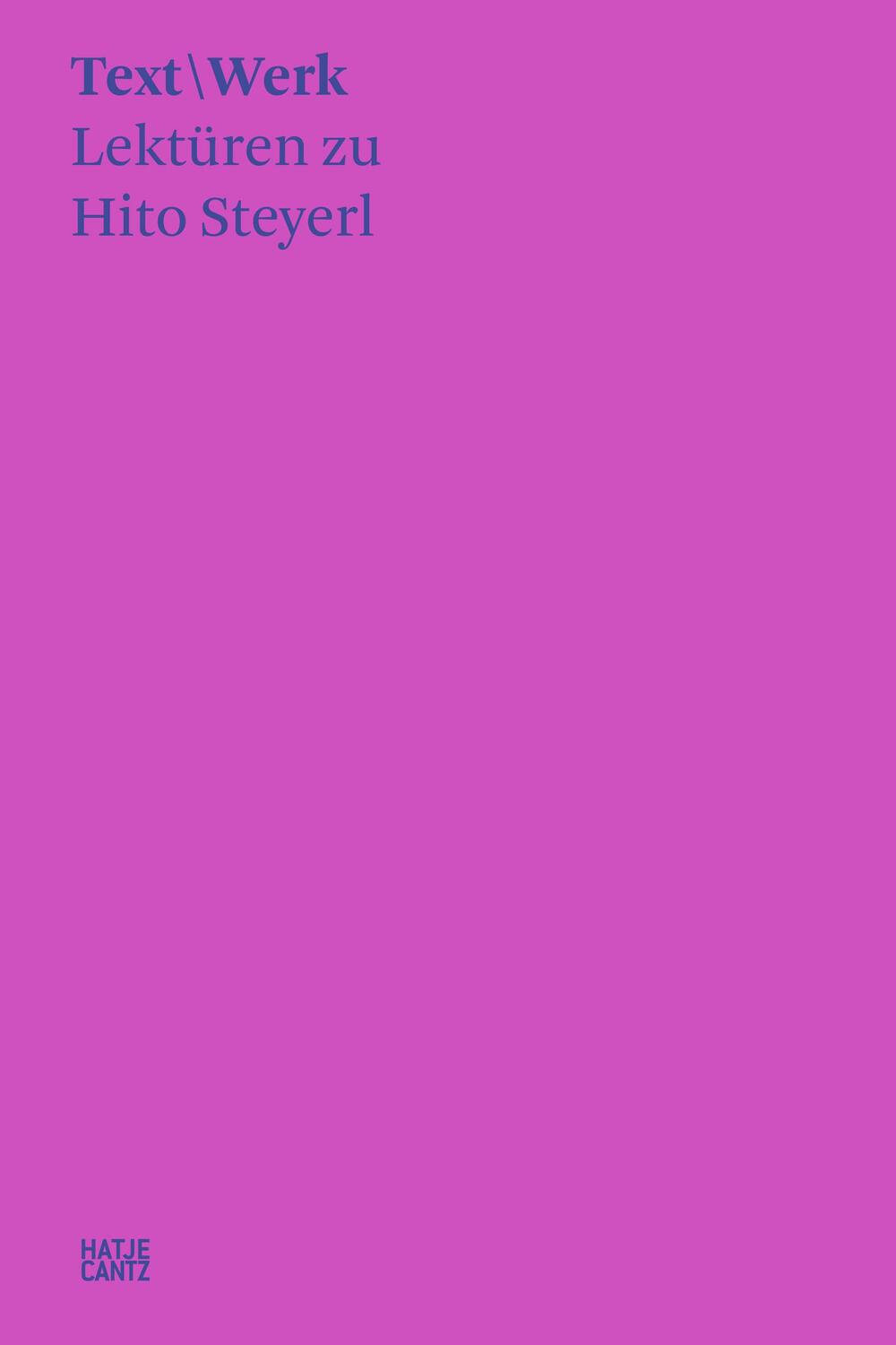 Cover: 9783775751889 | Text\Werk | Lektüren zu Hito Steyerl | Lilian Haberer (u. a.) | Buch
