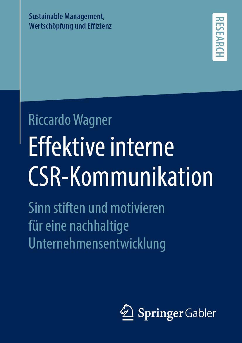 Cover: 9783658271442 | Effektive interne CSR-Kommunikation | Riccardo Wagner | Taschenbuch