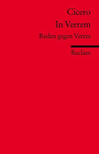 Cover: 9783150197790 | In Verrem | Reden gegen Verres | Marcus Tullius Cicero | Taschenbuch