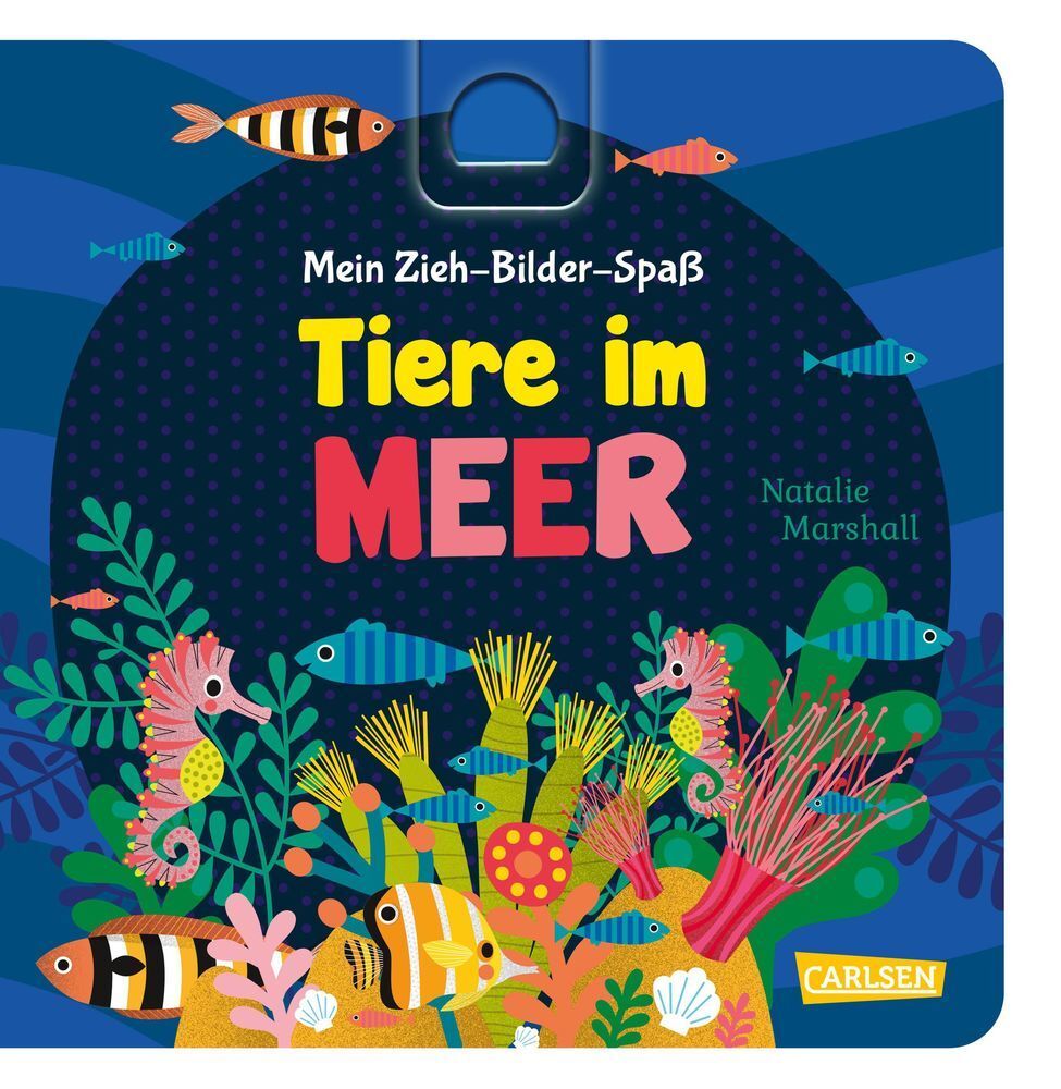 Cover: 9783551171535 | Mein Zieh-Bilder-Spaß: Tiere im Meer | Natalie Marshall (u. a.) | Buch