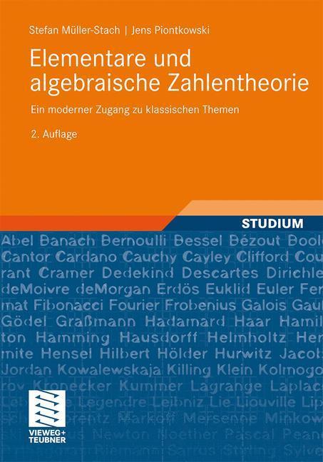 Cover: 9783834812568 | Elementare und algebraische Zahlentheorie | Jens Piontkowski (u. a.)