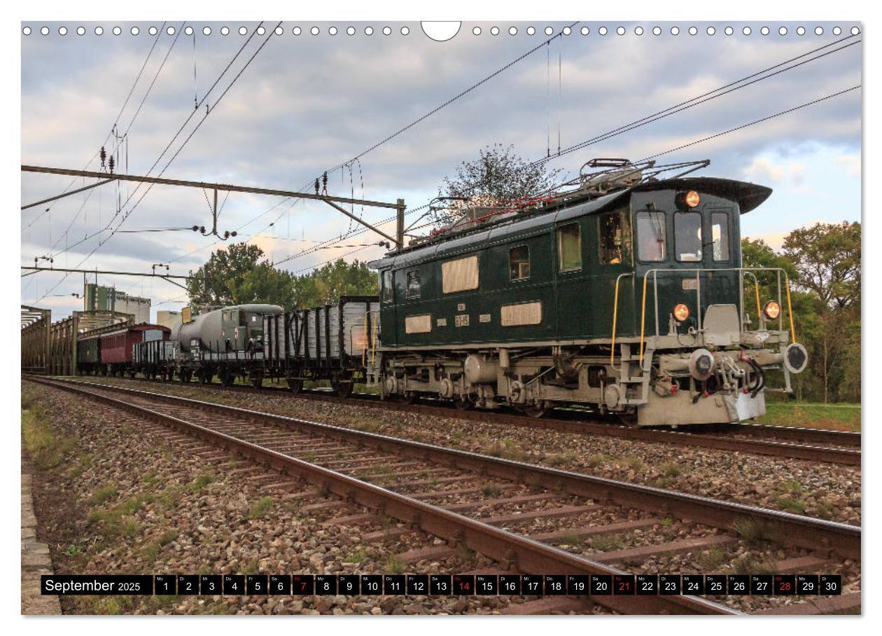 Bild: 9783435346110 | Eisenbahn-Nostalgie - Oldtimer auf Schweizer Schienen (Wandkalender...