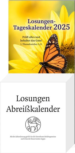 Cover: 9783780640253 | Losungen-Tageskalender 2025 | Herrnhuter Brüdergemeine | Kalender