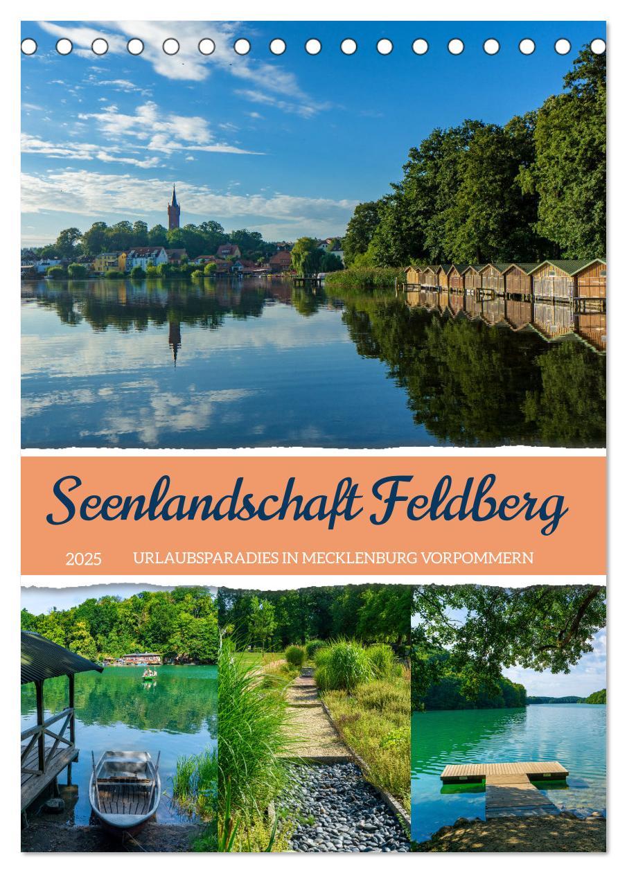 Cover: 9783435853137 | Seenlandschaft Feldberg (Tischkalender 2025 DIN A5 hoch), CALVENDO...