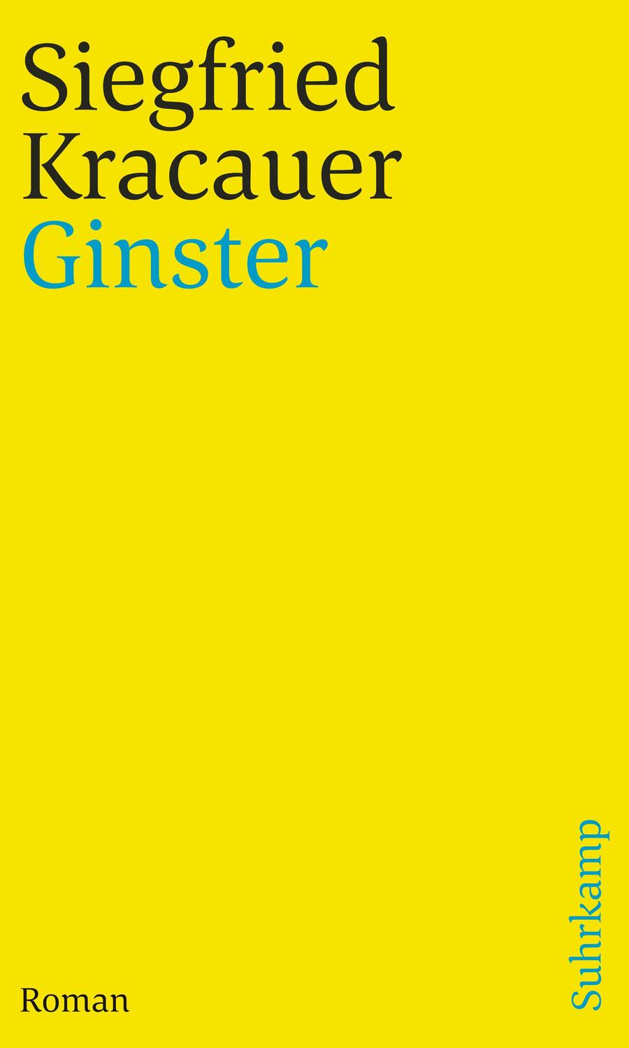 Cover: 9783518242407 | Ginster | Siegfried Kracauer | Taschenbuch | 341 S. | Deutsch | 2019