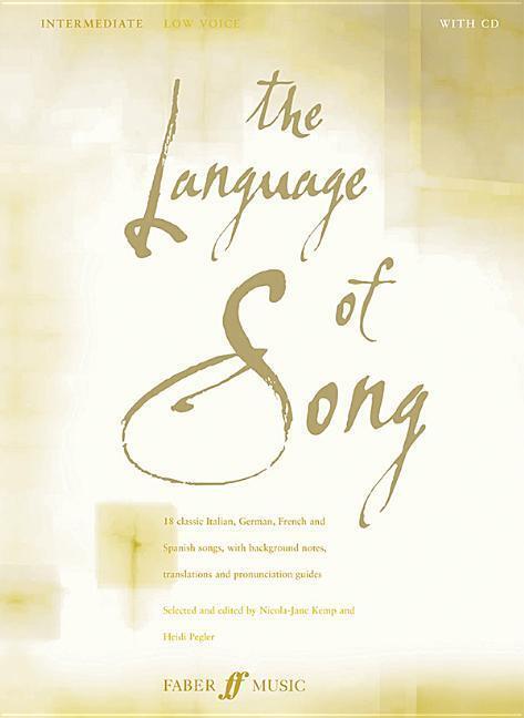 Cover: 9780571523443 | The Language Of Song: Intermediate (Low Voice) | Intermediate | 2006