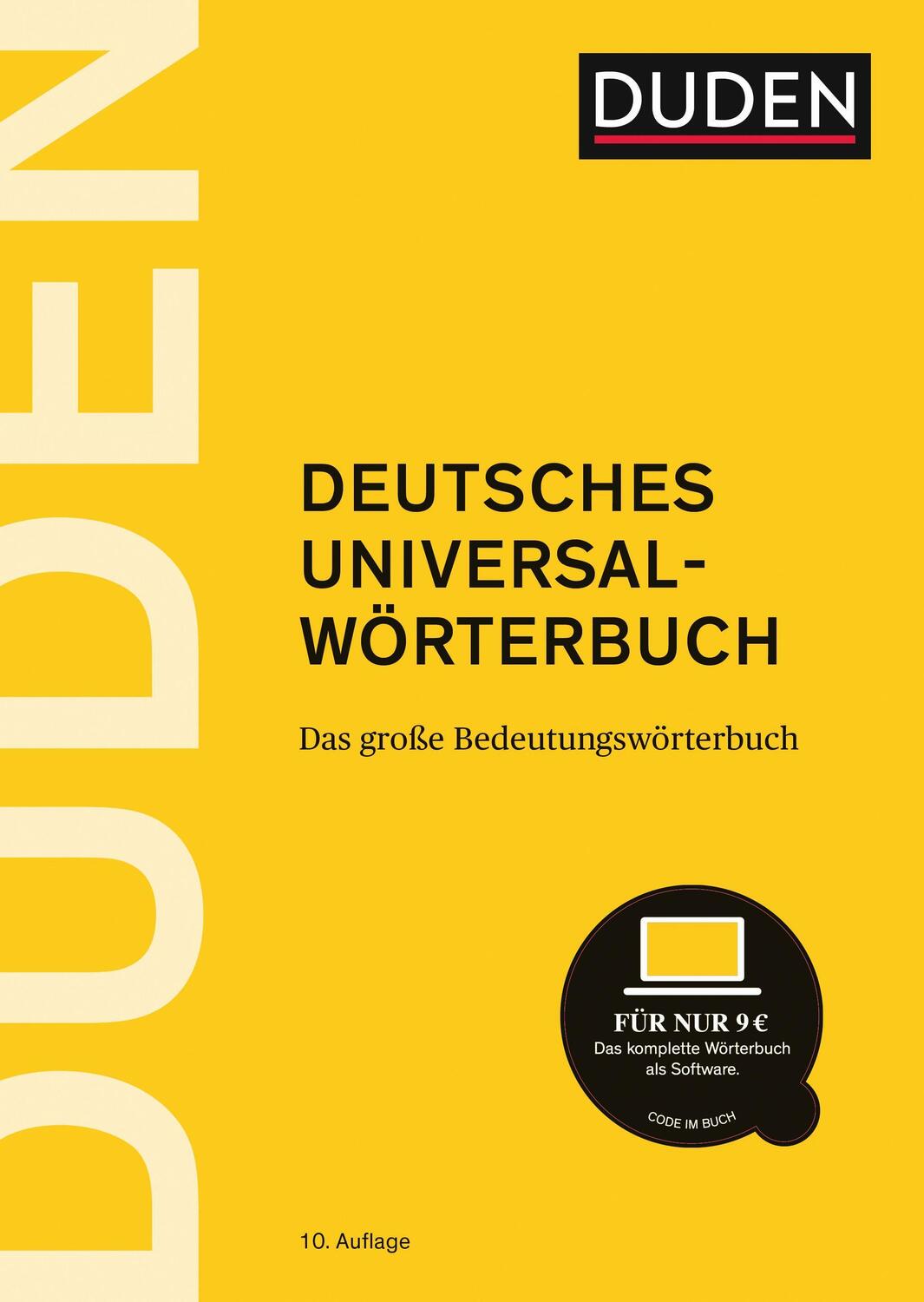Cover: 9783411055104 | Duden  Deutsches Universalwörterbuch | Das große Bedeutungswörterbuch