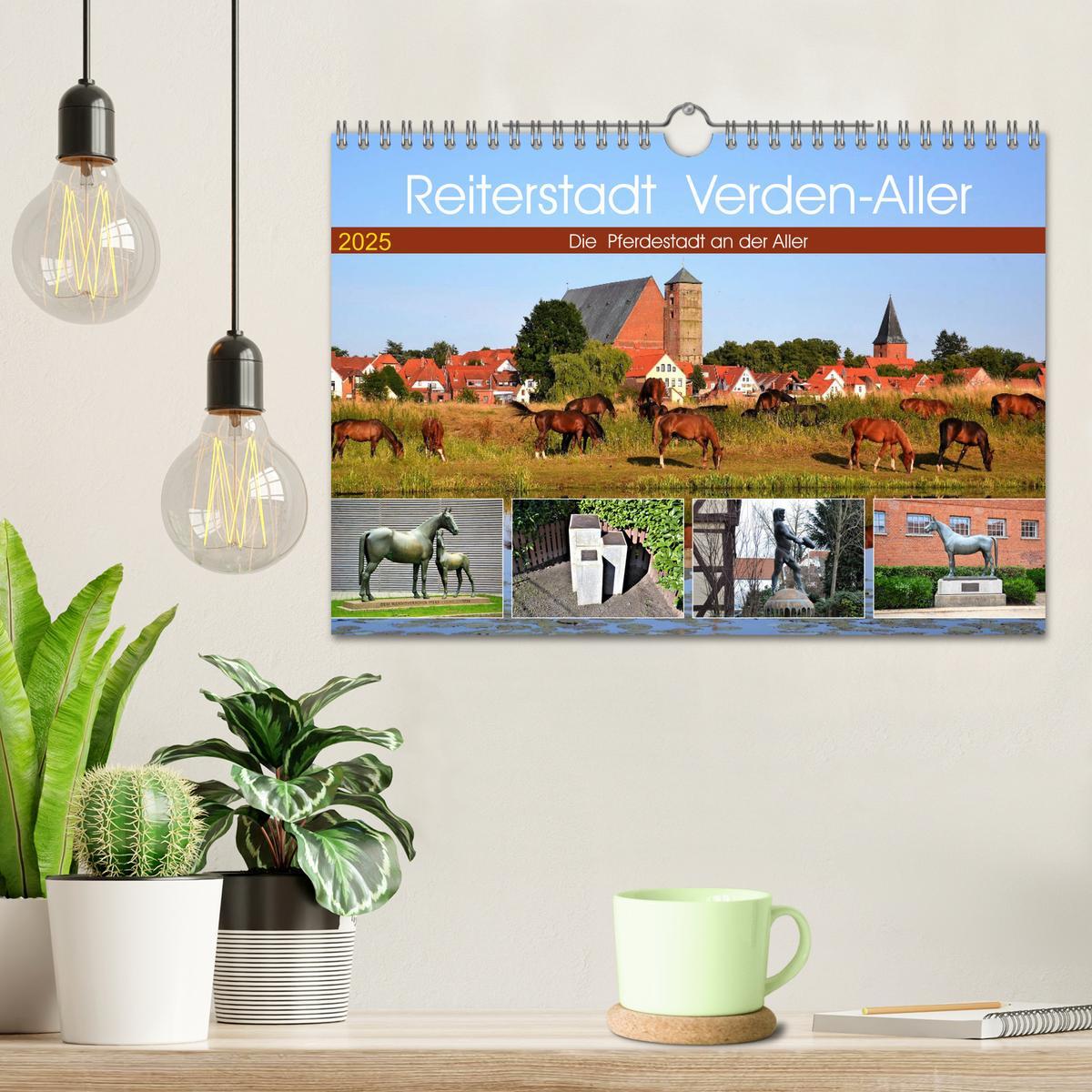 Bild: 9783435491759 | Reiterstadt Verden - Aller (Wandkalender 2025 DIN A4 quer),...