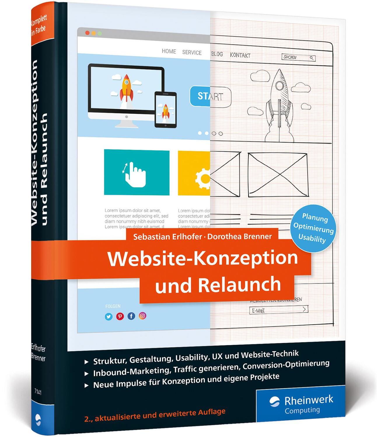 Cover: 9783836271417 | Website-Konzeption und Relaunch | Sebastian Erlhofer (u. a.) | Buch