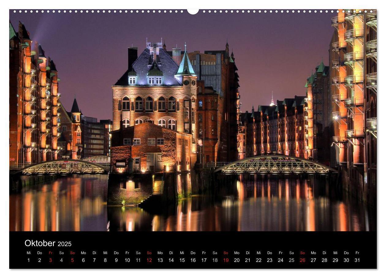 Bild: 9783435759255 | Hamburg (Wandkalender 2025 DIN A2 quer), CALVENDO Monatskalender