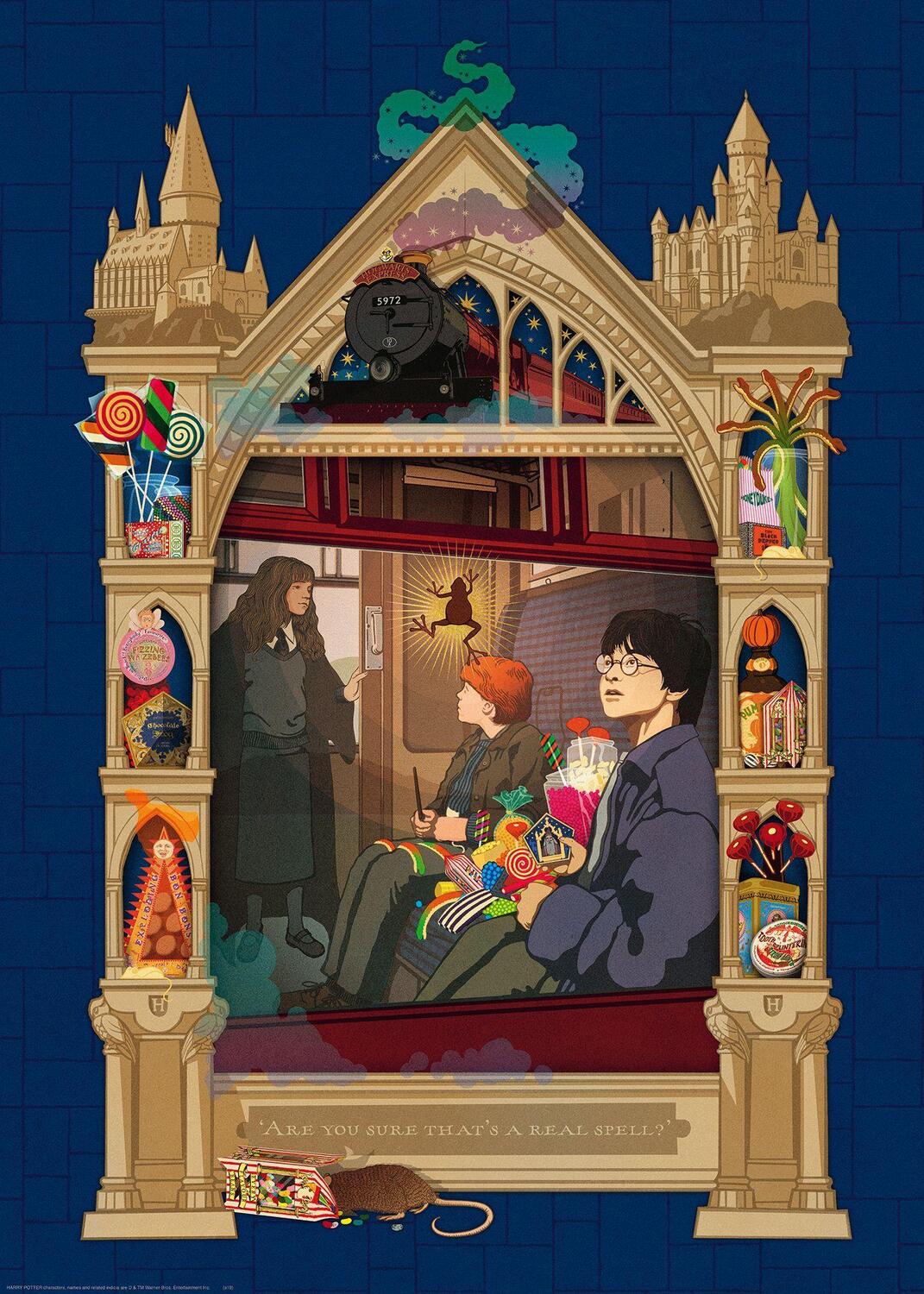 Bild: 4005556165155 | Ravensburger Puzzle 16748 - Harry Potter auf dem Weg nach Hogwarts...