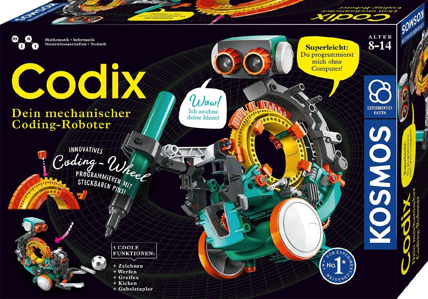 Cover: 4002051620646 | Codix - Dein mechanischer Coding-Roboter (Experimentierkasten) | Spiel