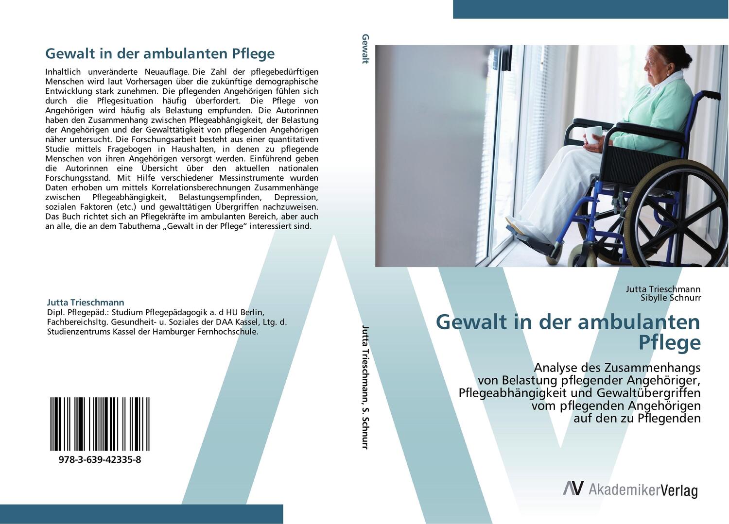 Cover: 9783639423358 | Gewalt in der ambulanten Pflege | Jutta Trieschmann (u. a.) | Buch