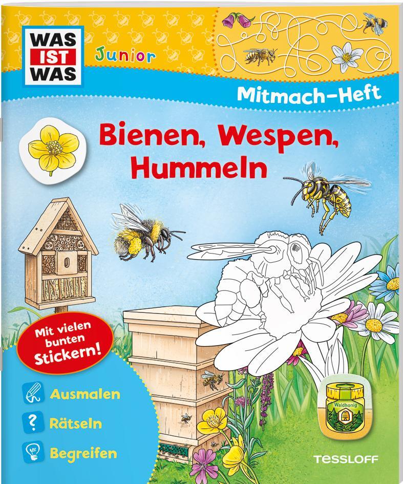 Cover: 9783788675813 | WAS IST WAS Junior Mitmach-Heft Bienen, Wespen, Hummeln | Broschüre