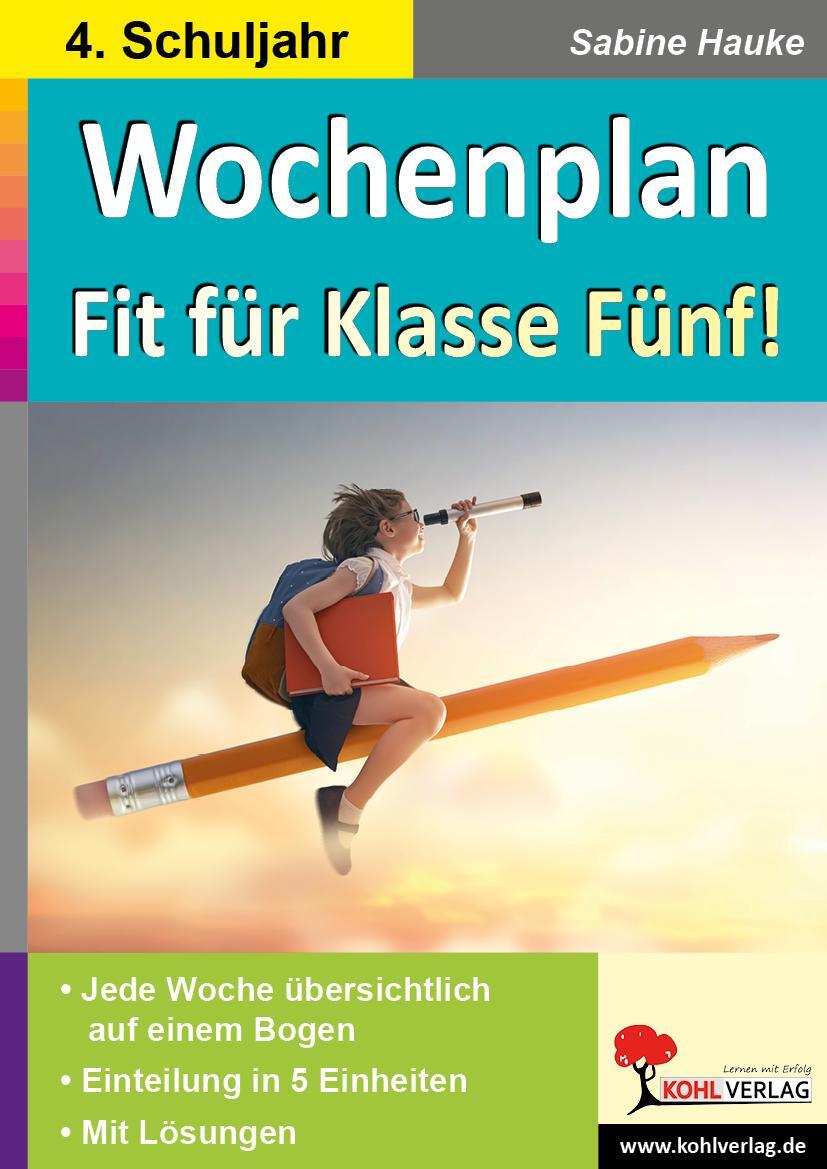 Cover: 9783966241397 | Wochenplan Fit für Klasse Fünf! | Sabine Hauke | Taschenbuch | Deutsch