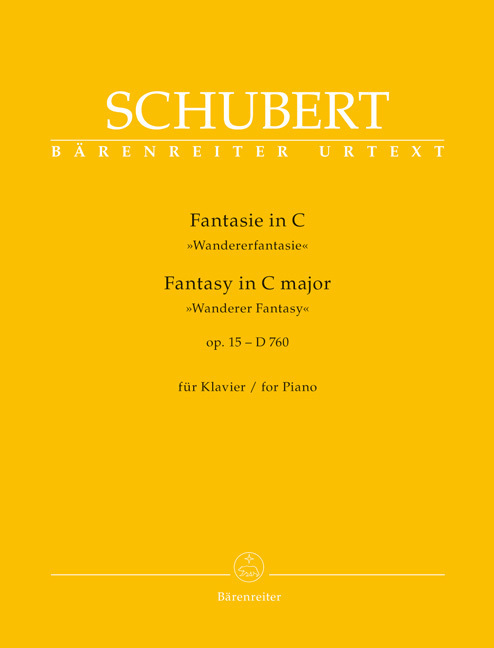 Cover: 9790006525829 | Fantasie in C op. 15 D 760 "Wandererfantasie" für Klavier | Schubert