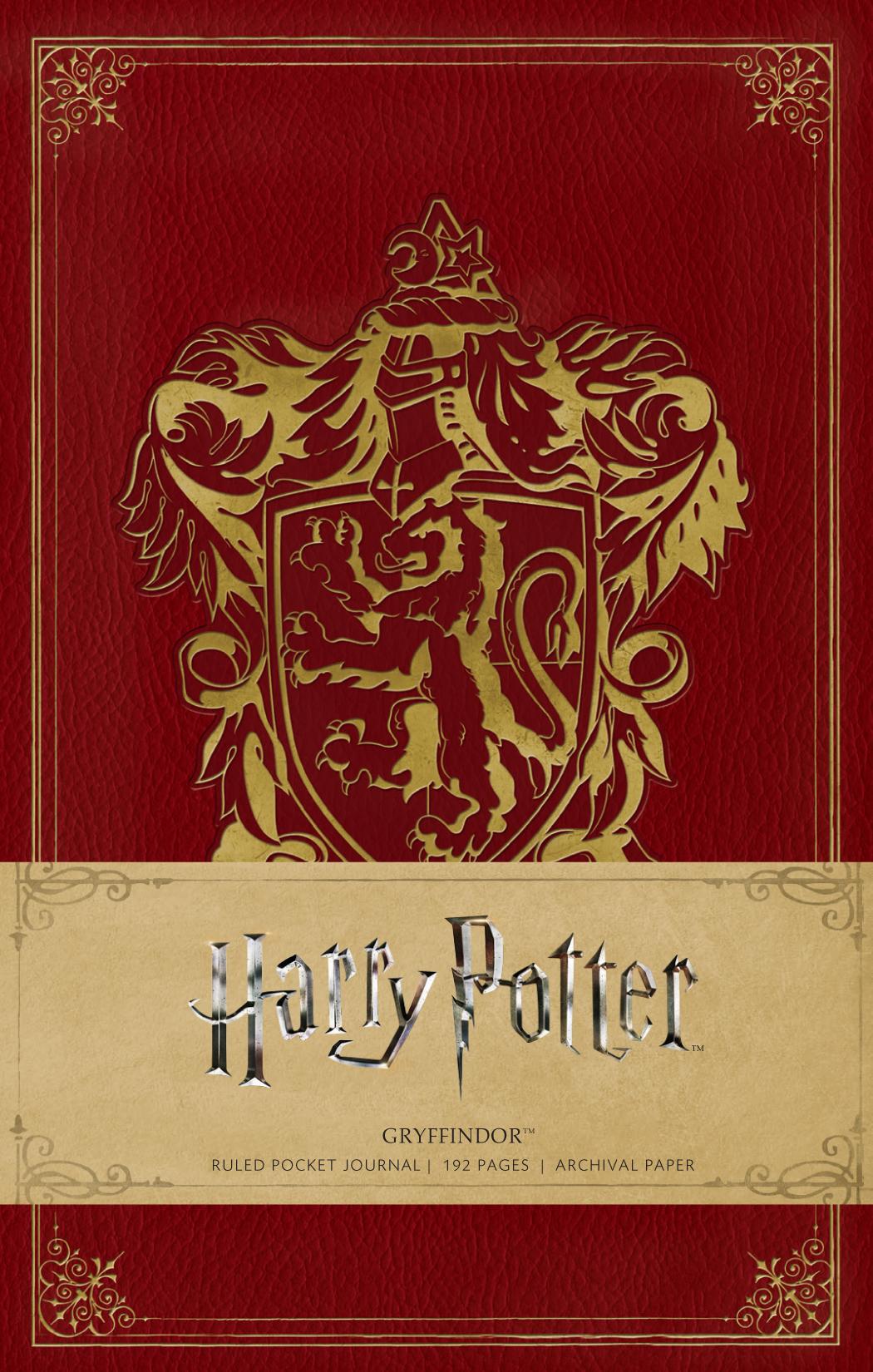 Cover: 9781683830313 | Harry Potter: Gryffindor Ruled Pocket Journal | Insight Editions