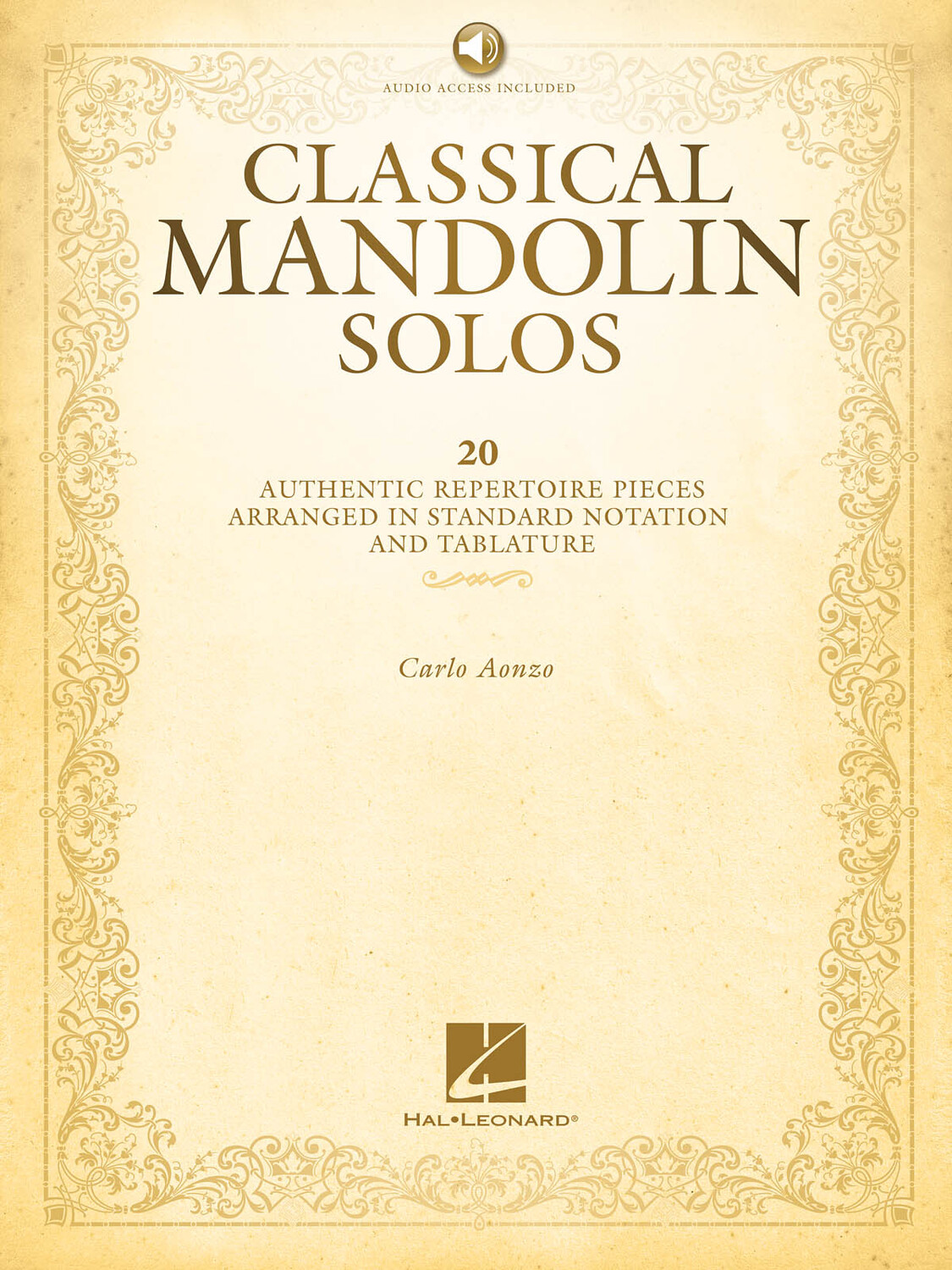Cover: 884088985929 | Classical Mandolin Solos | Mandolin | Buch + Online-Audio | 2017