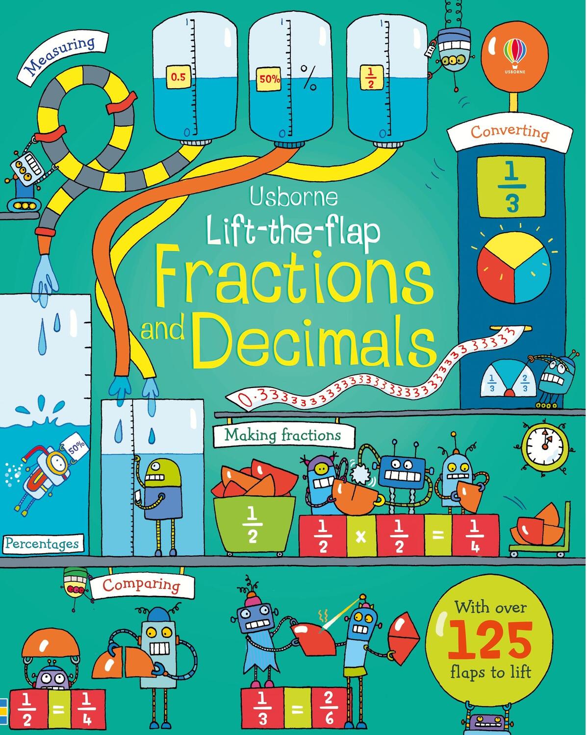 Cover: 9781409599012 | Lift-the-Flap Fractions and Decimals | Rosie Dickins | Buch | Englisch