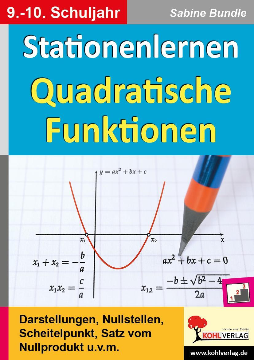 Cover: 9783985582785 | Stationenlernen Quadratische Funktionen | Taschenbuch | 64 S. | 2023