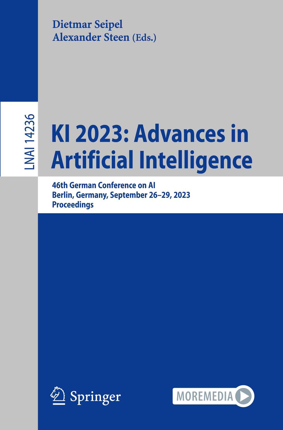 Cover: 9783031426070 | KI 2023: Advances in Artificial Intelligence | Alexander Steen (u. a.)