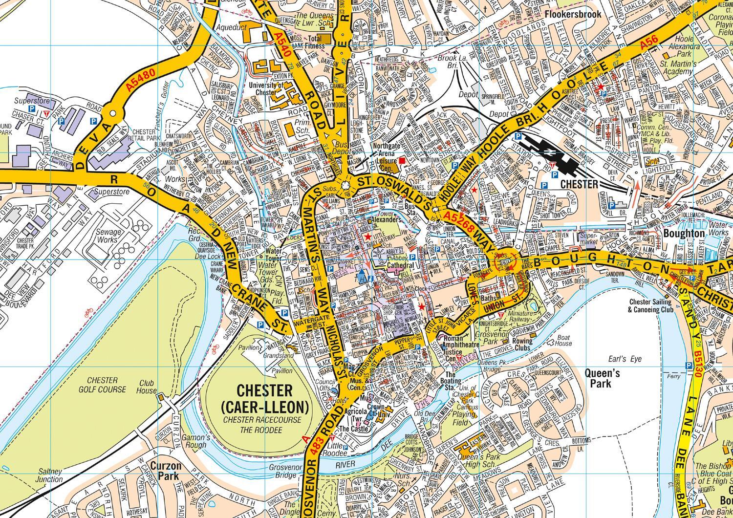 Bild: 9780008657451 | Chester A-Z Pocket Street Map | A-Z Maps | (Land-)Karte | Englisch