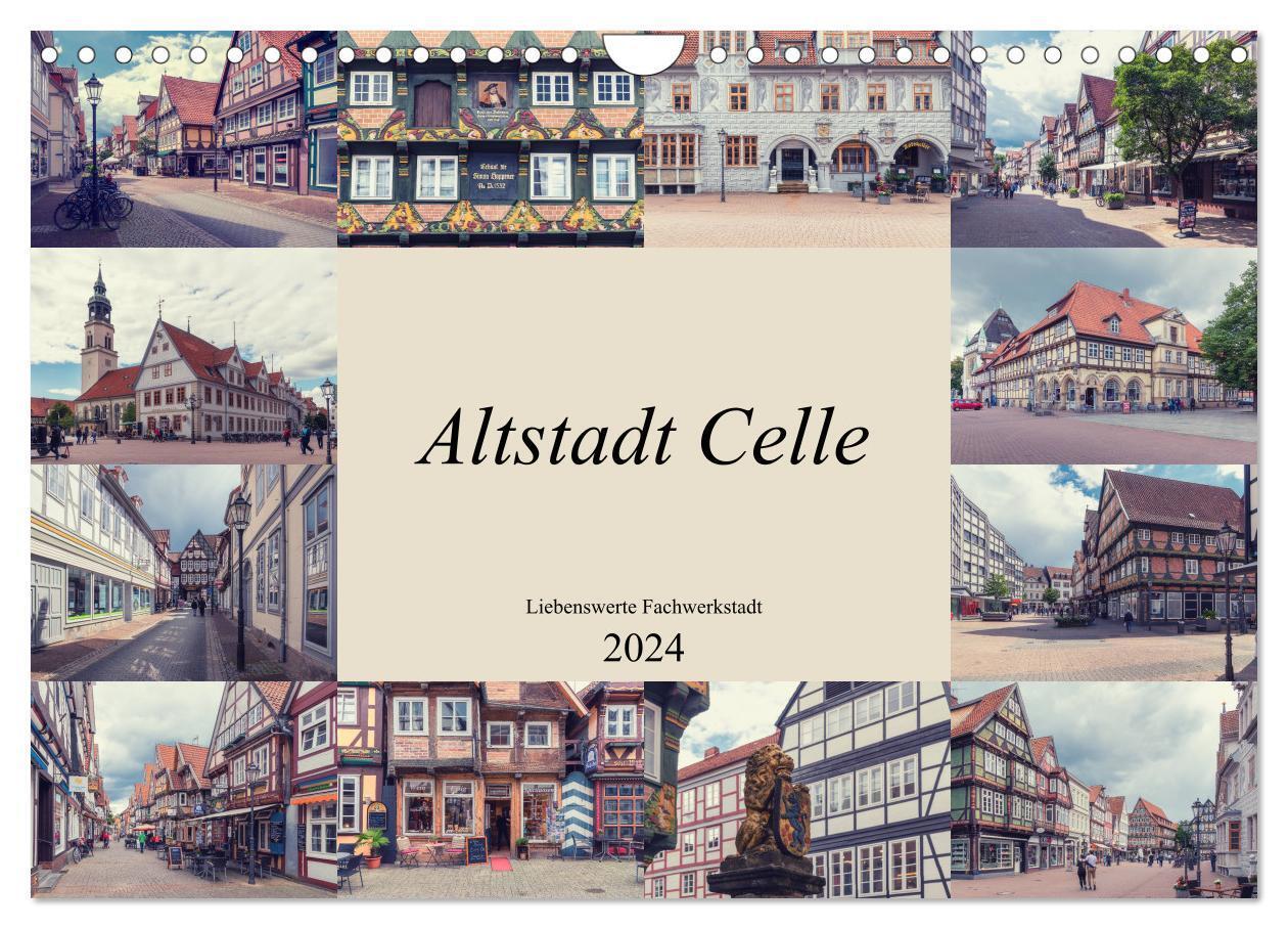 Cover: 9783675555853 | Altstadt Celle (Wandkalender 2024 DIN A4 quer), CALVENDO...