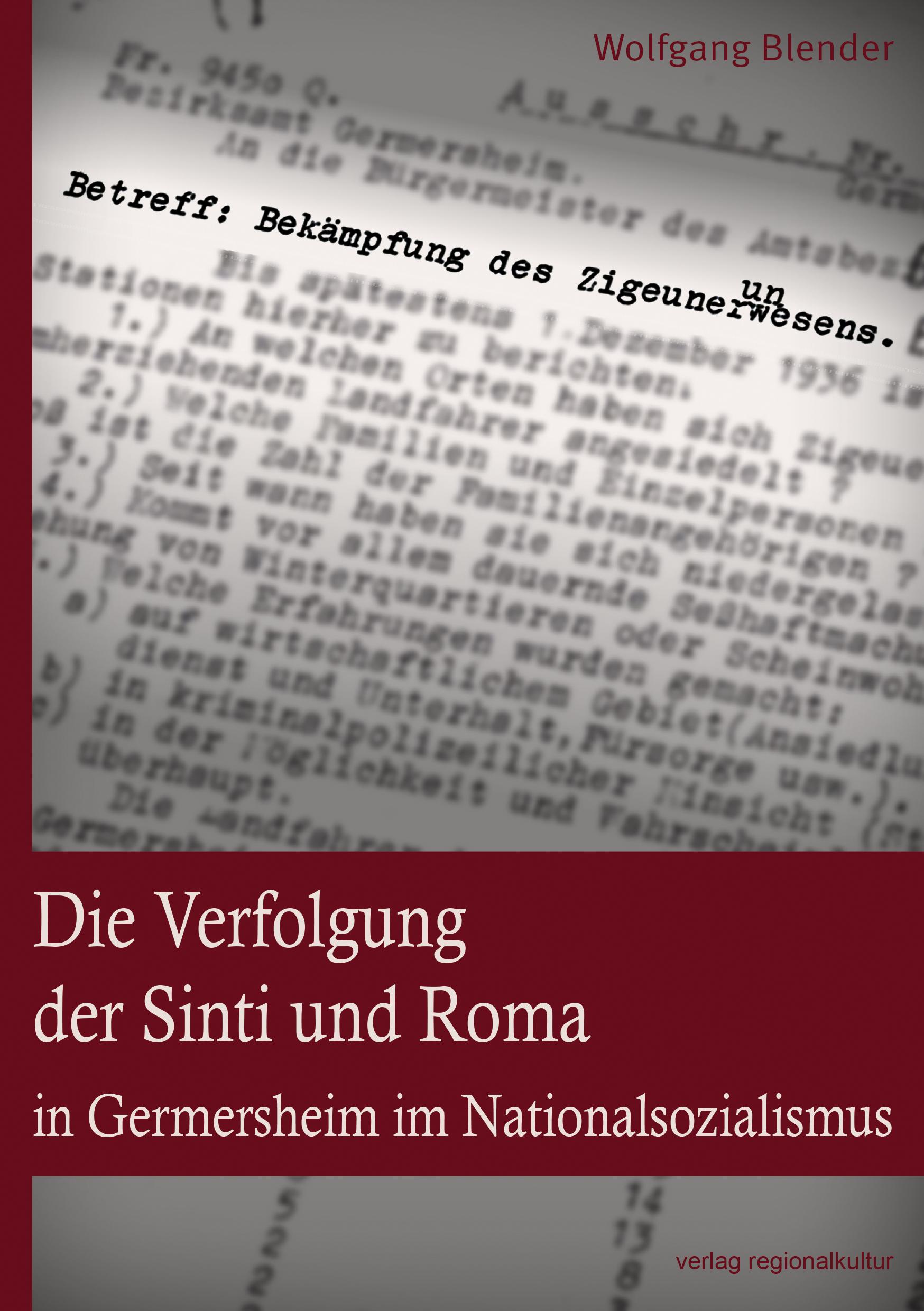 Cover: 9783955054762 | Die Verfolgung der Sinti und Roma in Germersheim im...