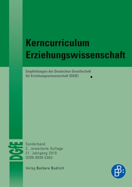 Cover: 9783866493216 | Kerncurriculum Erziehungswissenschaft | Taschenbuch | 132 S. | Deutsch