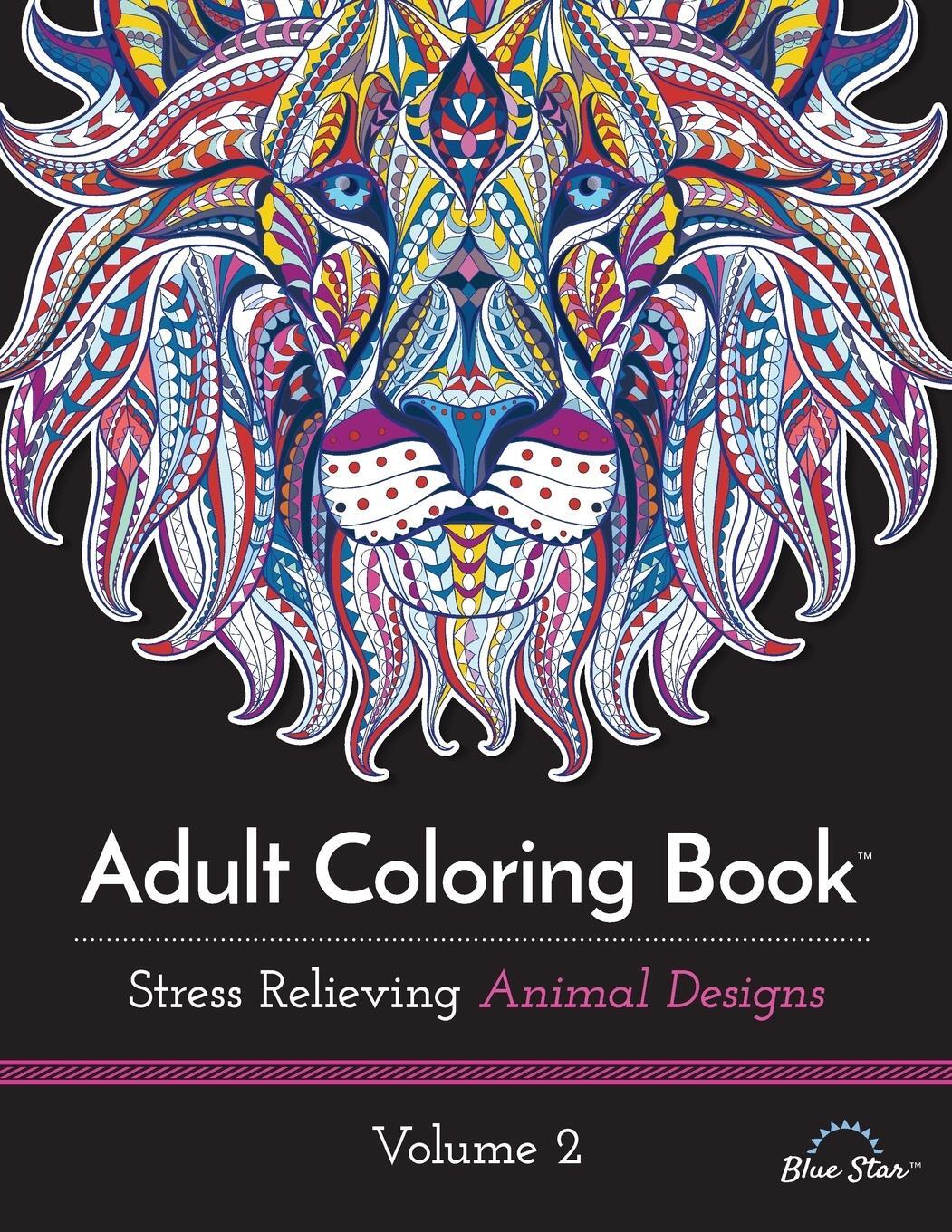 Cover: 9781941325315 | Adult Coloring Book | Stress Relieving Animal Designs Volume 2 | Buch
