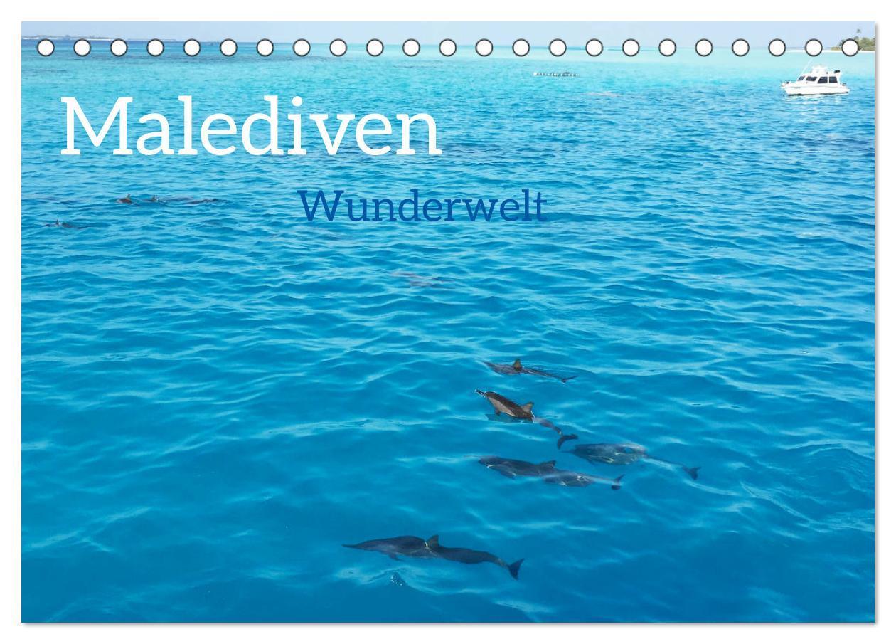 Cover: 9783675535312 | MALEDIVEN Wunderwelt (Tischkalender 2024 DIN A5 quer), CALVENDO...