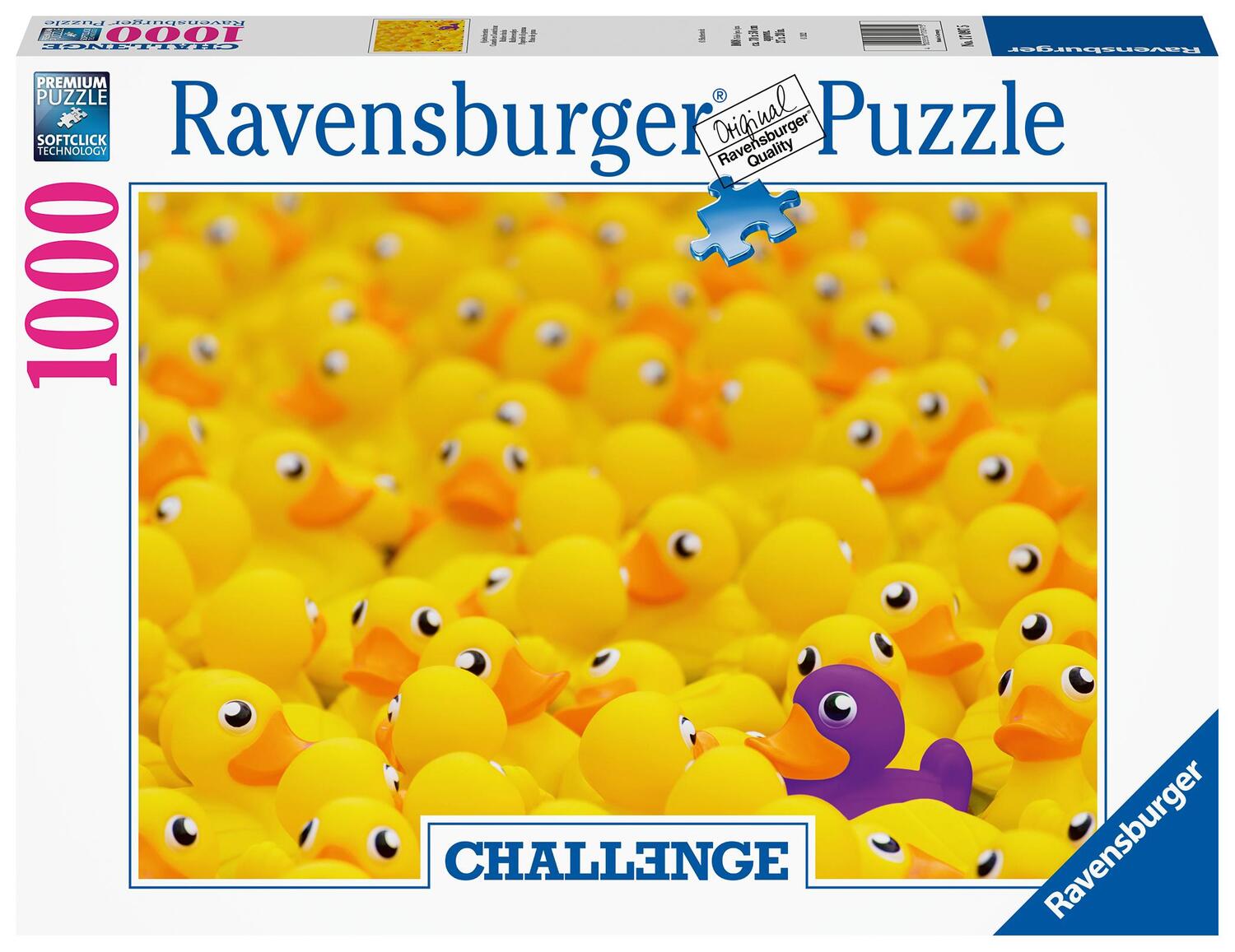 Cover: 4005556170975 | Ravensburger Challenge Puzzle 17097 - Quietscheenten 1000 Teile | 2022