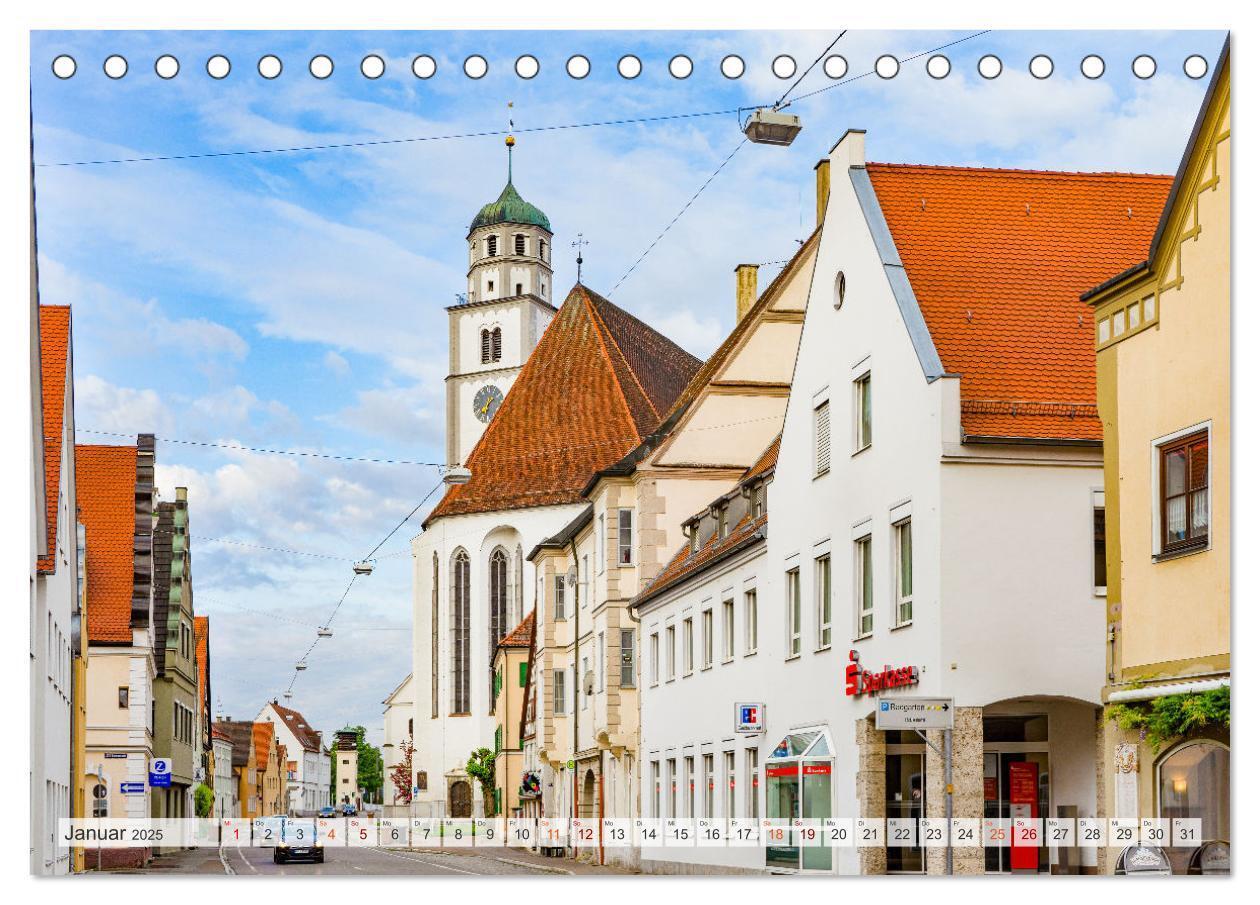 Bild: 9783435054220 | Lauingen Impressionen (Tischkalender 2025 DIN A5 quer), CALVENDO...