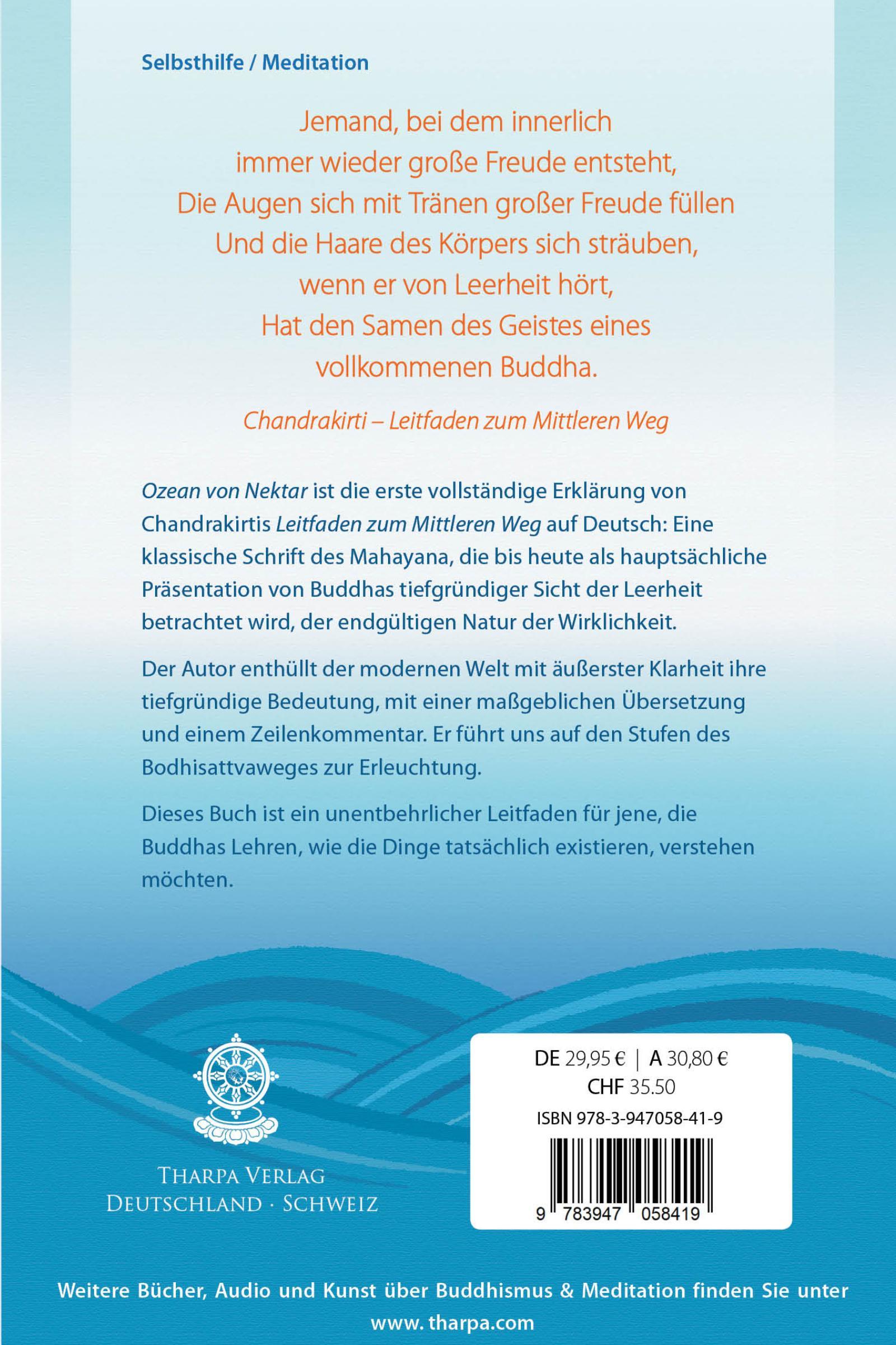 Rückseite: 9783947058419 | Ozean von Nektar | Die wahre Natur aller Dinge | Gyatso Geshe Kelsang