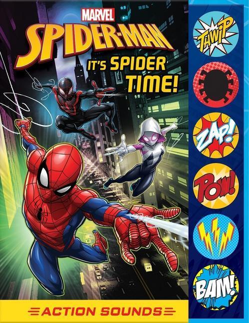 Cover: 9781503753037 | Marvel Spider-Man: It's Spider Time! Action Sounds Sound Book | Kids
