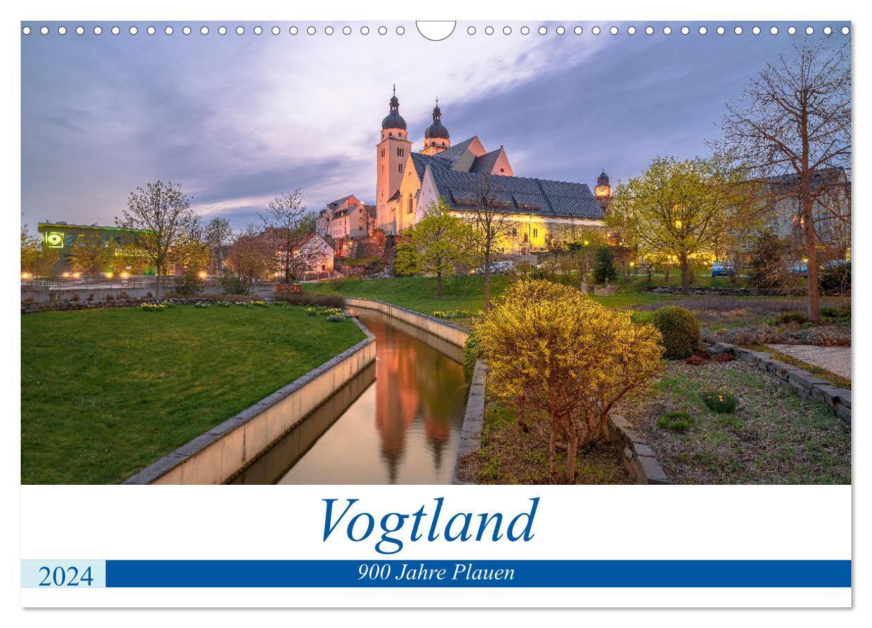 Cover: 9783675633032 | Vogtland - 900 Jahre Plauen (Wandkalender 2024 DIN A3 quer),...