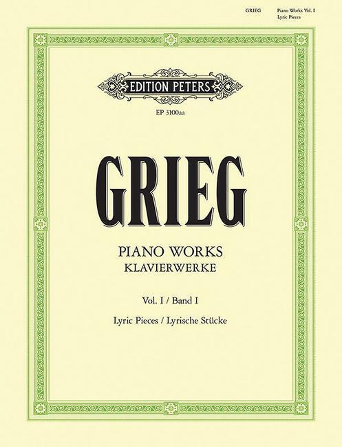 Cover: 9790014107406 | Klavierwerke - Band 1: Lyrische Stücke - Hefte 1 - 10 / URTEXT | Grieg