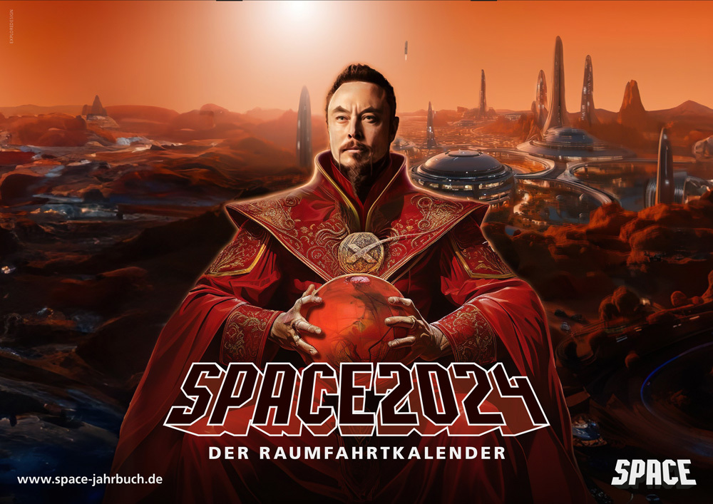 Cover: 9783944819730 | SPACE Raumfahrtkalender 2024 | e.V. | Kalender | Deutsch | 2024
