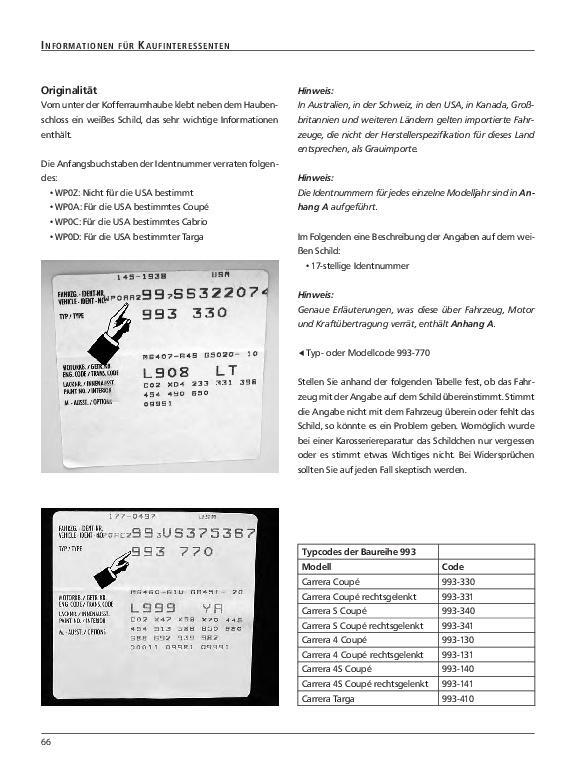 Bild: 9783868526929 | Handbuch 911 Typ 993 | Alle Varianten von 1994 bis 1998 | Streather