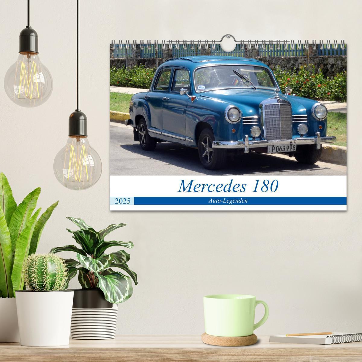 Bild: 9783435477418 | Auto-Legenden - Mercedes 180 (Wandkalender 2025 DIN A4 quer),...