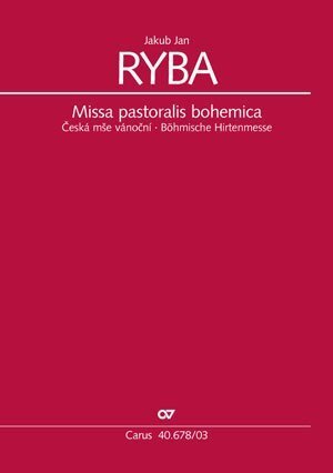 Cover: 9790007076474 | Missa pastoralis bohemica, Klavierauszug | Böhmische Hirtenmesse