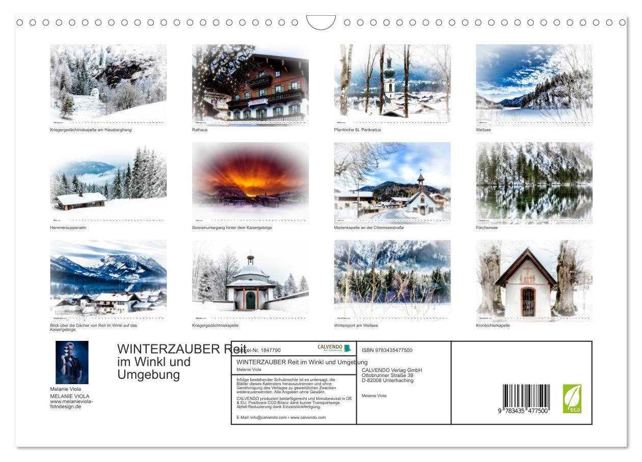 Bild: 9783435477500 | WINTERZAUBER Reit im Winkl und Umgebung (Wandkalender 2025 DIN A3...