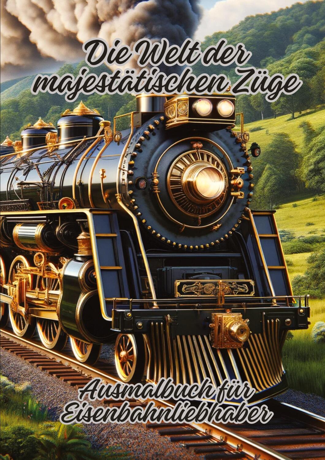 Cover: 9783384081612 | Die Welt der majestätischen Züge | Ausmalbuch für Eisenbahnliebhaber
