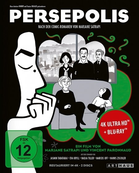 Cover: 4006680102276 | Persepolis | 4K Ultra HD Blu-ray + Blu-ray | Vincent Paronnaud (u. a.)